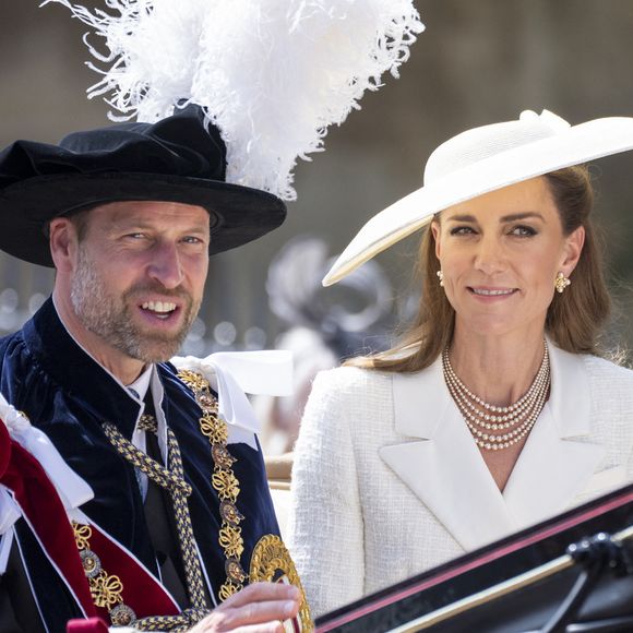 Et comme chaque année, la famille royale britannique va se rassembler à Ascot.
Ici, le prince William, prince de Galles (Le prince William, prince de Galles), Catherine, The Princess of Wales (Catherine (Kate) Middleton, princesse de Galles) . Le 16 juin 2025. © GoffPhotos/Bestimage