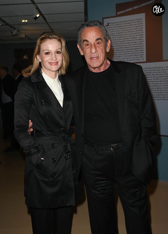 Thierry Ardisson et sa femme Audrey Crespo-Mara - Vernissage de l'exposition Jean Gabin à l'Espace Landowski / Musée des Années 30 à Boulogne-Billancourt le 8 mars 2022. © Coadic Guirev/Bestimage