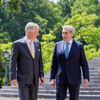 Le roi Philippe de Belgique reçoit Eddy Merckx à l'occasion de son 80ème anniversaire à Bruxelles, le 12 juin 2025.
© Dana Press / Bestimage