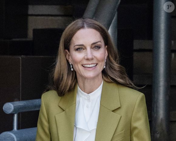 Kate Middleton a présenté le prix de la Reine Elizabeth II pour le design britannique au British Fashion Council dans le centre de Londres. © Backgrid UK/ Bestimage