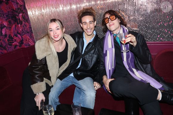 Exclusive - Emma, Masseo et Paul (Star Academy 2024) assistent à l'After Party du Joli Joli au Chacha Club à Paris, France, le 03 décembre 2024. Photo by Jerome Dominé/ABACAPRESS.COM