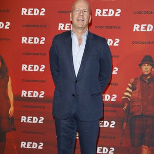 Bruce Willis lors du photocall du film "Red 2" a l'hotel Mandarin Oriental a Munich. Le 24 juillet 2013. Photo API / BESTIMAGE