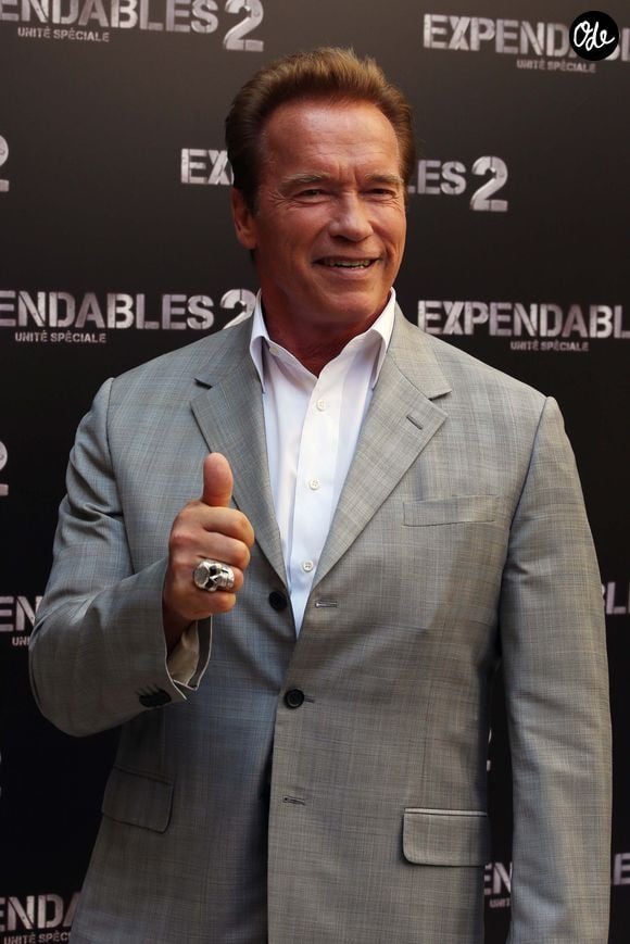 Arnold Schwarzenegger – Photocall du film “Expendables 2” à Paris, le 10 août 2012.
PIX4U / BESTIMAGE