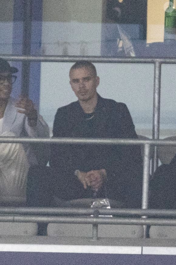 Romeo Beckham - Les célébrités dans les tribunes de la finale de la Ligue Des Champions 2025 "PSG - Inter Milan" à l'Allianz Arena de Munich, le 31 mai 2025.
© Cyril Moreau/Bestimage