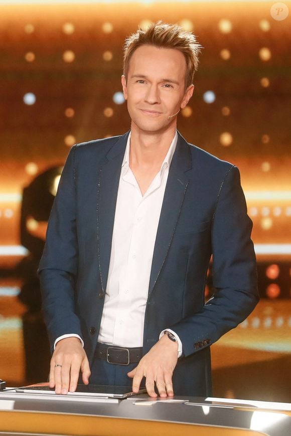 présentes devant leur télévision pour tester leur logique.
Exclusif - Cyril Féraud lors de l'enregistrement de l'émission "100% logique" présentée par C. Feraud et qui sera diffusée le 29 mars au Studio du Lendit à Saint-Denis, France, le 14 décembre 2024. © Christophe Clovis/Bestimage