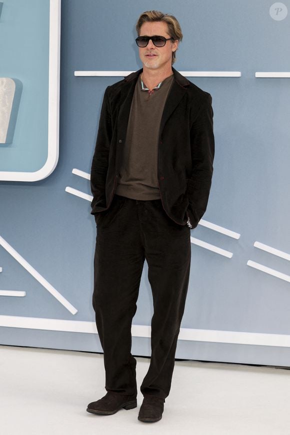 Brad Pitt à la première du film "Bullet Train" à Londres, le 20 juillet 2022. Photoshot/Panoramic/Bestimage
