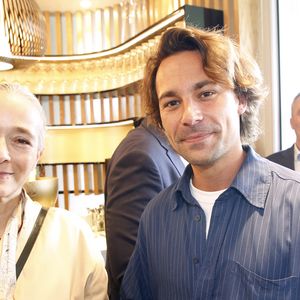 Il est revenu sur sa longue absence de "C à vous"
Exclusif - Delphine Ernotte-Cunci (Présidente de France TV) et Bertrand Chameroy (C à vous) - Déjeuner dans la loge de France Télévision lors des Internationaux de France de Tennis de Roland Garros 2024 à Paris. Le 5 juin 2024 © Bertrand Rindoff Petroff / Bestimage