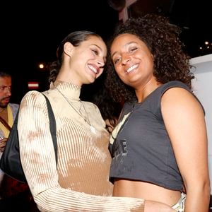 Exclusif - Jenaye et Eleejah, les soeurs de Joalukas Noah lors de la soirée d'anniversaire de Joalukas Noah, fils de Yannick Noah et Isabelle Camus, pour ses 18 ans à Paris le 10 juin 2022. © Cyril Moreau / Bestimage