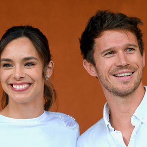 Marine Lorphelin et Stanislas Gruau sont vus au Village pendant les Internationaux de France à Roland Garros le 03 juin 2025 à Paris, France. Photo by ABACAPRESS.COM
