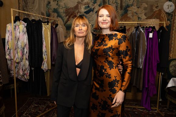 Exclusif - Axelle Laffont, Elodie Frégé - Présentation de la nouvelle collection de la marque Oud automne/hiver 2025-2026 dans les salons des restaurants Lafayette à Paris. Le 3 février 2025.
© Jeremy Melloul / Bestimage