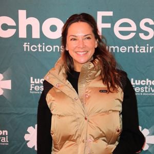 La productrice Mélissa Theuriau - Photocall du film "Le dilemme d'Hippocrate" lors de la 25ème édition du Festival TV de Luchon le 6 février 2026. © Patrick Bernard/Bestimage