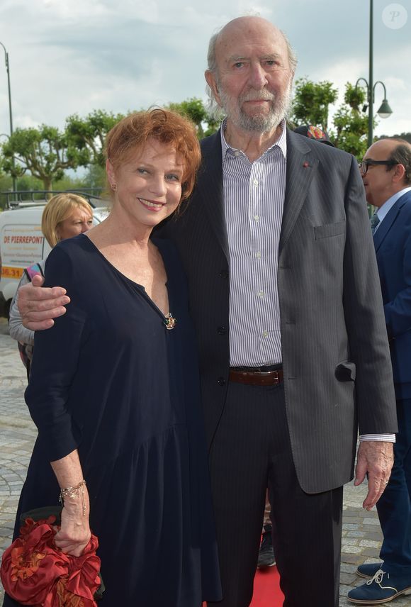 Jean-Pierre Marielle et sa femme Agathe Natanson - Festival International du Film Culte à Trouville-sur-Mer le 16 juin 2016. © Giancarlo Gorassini / Bestimage