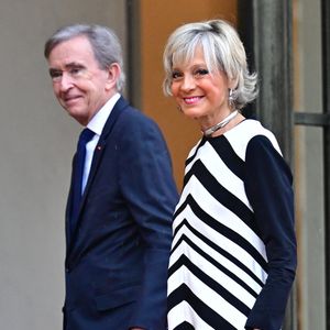 Bernard Arnault, Pdg de LVMH et sa femme Hélène Mercier - Arrivées des personnalités au dîner d’État en l’honneur du président brésilien et de sa femme au palais présidentiel de l’Élysée à Paris le 5 juin 2025.

© Christian Liewig / Bestimage