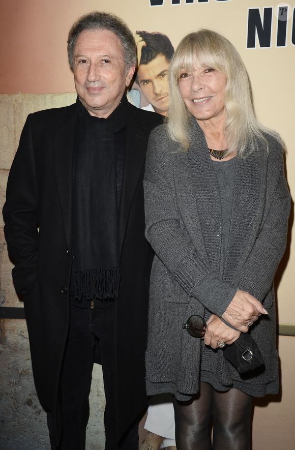 Michel Drucker et son épouse Dany Saval - People au concert de Vincent Niclo au Théâtre du Chatelet à Paris le 24 mai 2014. COADIC GUIREC / BESTIMAGE