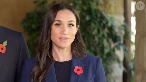 Le prince Harry et Meghan Markle (Le prince Harry, duc de Sussex et Meghan Markle, duchesse de Sussex) message vidéo lors de la conférence ministérielle mondiale inaugurale sur la violence contre les enfants en Colombie.
©Backgrid USA / Bestimage