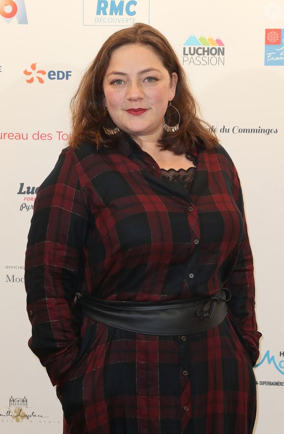 Emilie Gavois-Kahn au photocall de la cérémonie d'ouverture de la 21ème édition du festival des créations télévisuelles de Luchon, France, le 6 février 2019. © Patrick Bernard/Bestimage