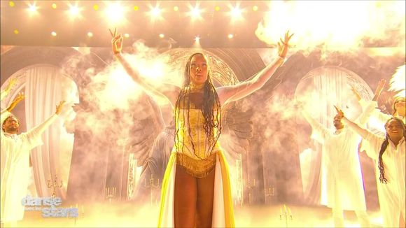 L'ancienne Miss France est fière de son aventure

Angélique Angarni-Filopon lors du prime de "Danse avec les stars "du 13 mars 2026. Capture d'écran/TF1