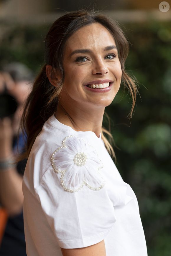 Marine Lorphelin (Miss France 2013) au Village lors des Internationaux de France de Tennis de Roland Garros 2025 le 3 juin 2025 à Paris.  Moreau / Jacovides / Bestimage