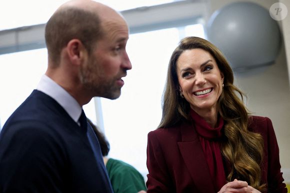 Le prince William, prince de Galles et Catherine Kate Middleton, princesse de Galles visitent l'hôpital Charing Cross à Londres le 8 janvier 2026. Photo par Isabel Infantes / Pool / Julien Burton / Bestimage