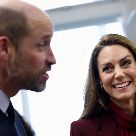 Le prince William, prince de Galles et Catherine Kate Middleton, princesse de Galles visitent l'hôpital Charing Cross à Londres le 8 janvier 2026. Photo par Isabel Infantes / Pool / Julien Burton / Bestimage