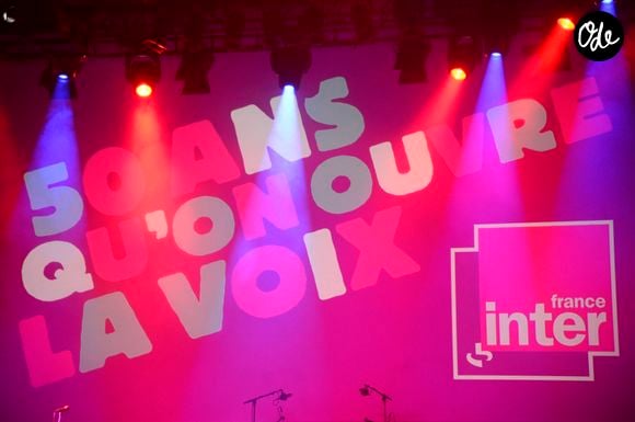 Illustration - Les 50 ans de France Inter a la Gaite Lyrique a Paris, le 8 decembre 2013. | 00221916