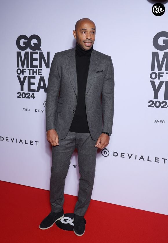 Thierry Henry - People au photocall de la soirée "GQ Men of the Year awards 2024" à l'hôtel Plaza à Paris. Le 20 novembre 2024
© Denis Guignebourg / Bestimage