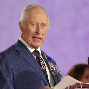 Le roi Charles III d'Angleterre à un concert marquant le 80e anniversaire du jour de la Victoire en Europe à Horse Guards Parade, Londres, Royaume-Uni, le 8 mai 2025.

Copyright : Yui Mok/WPA-Pool