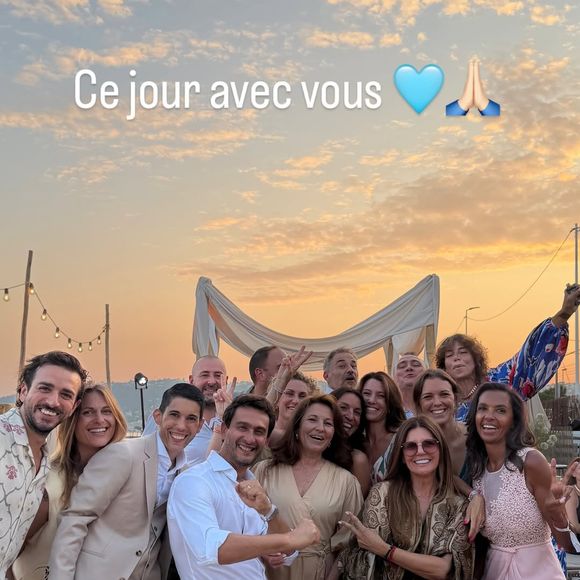 Thylane Blondeau et Benjamin Attal ont célébré leur union une seconde fois. Capture d'écran Instagram