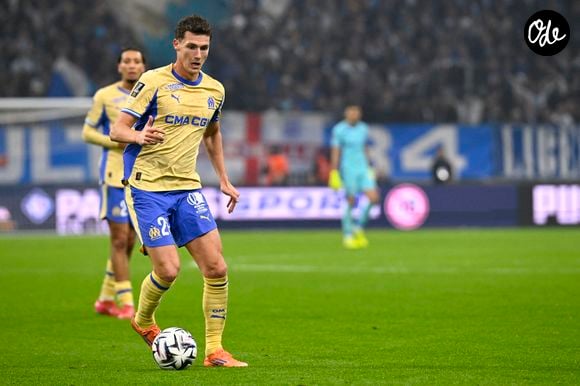 Benjamin Pavard (OM) - Ligue 1 McDonald’s match entre Olympique de Marseille et Toulouse Football Club le 29 novembre 2025 à Marseille. William Cannarella / PsnewZ / Bestimage