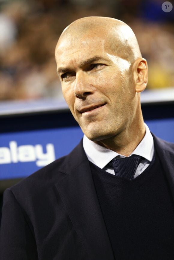 Zinedine Zidane lors du match de la Coupe du Roi "Real Zaragoza - Real Madrid" à Zaragoza.
Bestimage