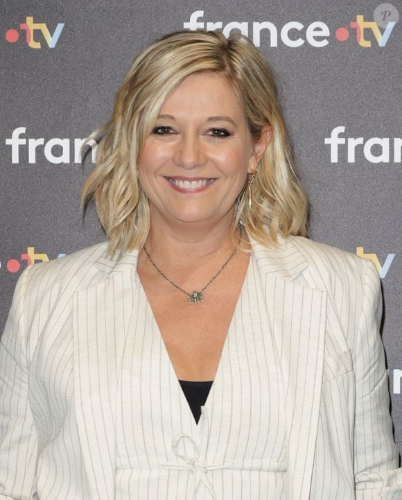Flavie Flament - Photocall à l'occasion des 40 ans de l'émission "Télématin" au siège de France Télévisions à Paris le 6 février 2025. © Coadic Guirec/Bestimage