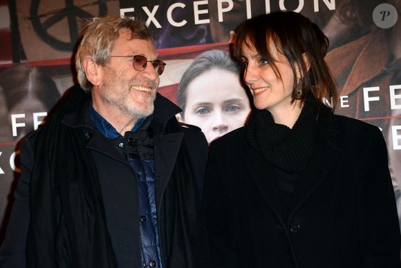 Tchéky Karyo et sa compagne Valérie Kéruzoré - Avant-première du film "Une femme d'Exception" au cinéma Gaumont Opéra Capucines à Paris, le 4 décembre 2018. © Veeren/Bestimage