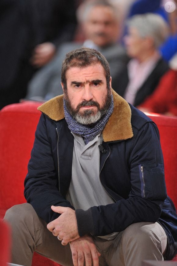 Eric Cantona lors de l'enregistrement de "Vivement Dimanche" le 11 octobre 2011 à Paris, France. Photo Max Colin/ABACAPRESS.COM