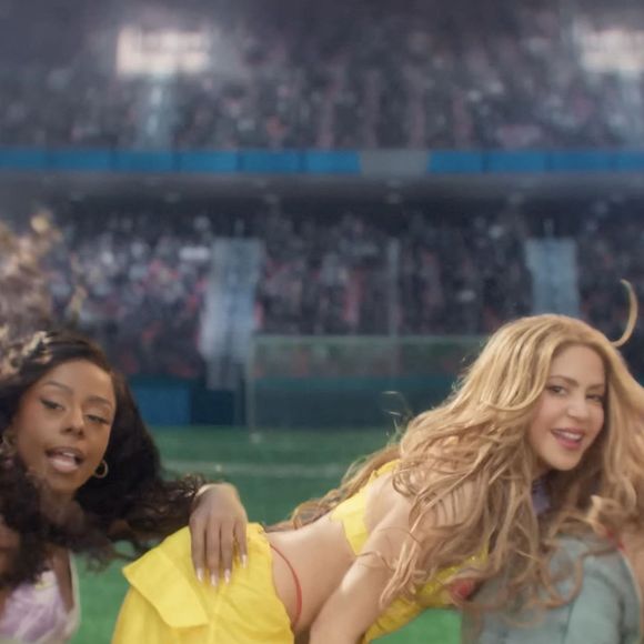 Shakira dans le clip officiel de la Coupe du monde. Elle chante "Dai Dai", l'hymne du Mondial 2026.

Backgrid UK/ Bestimage