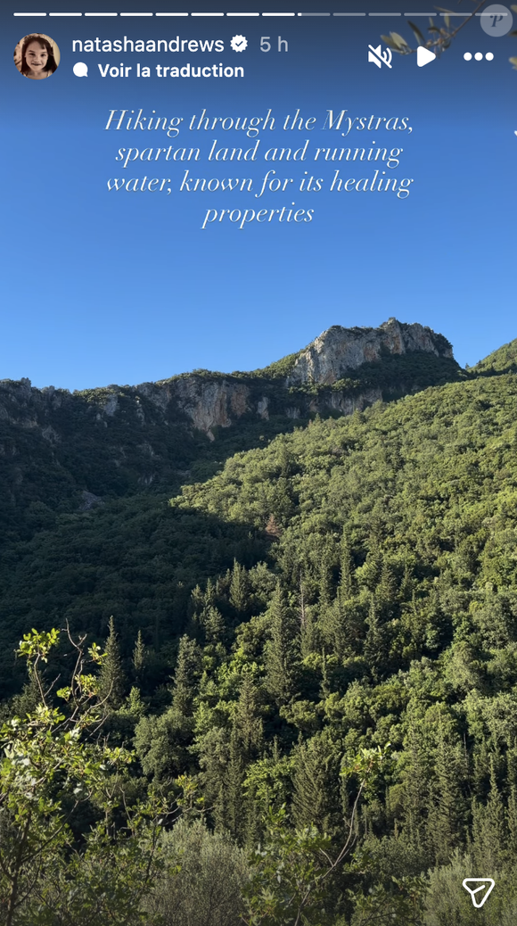 Natasha Andrew profite d'un séjour au Euphoria Retreat en Grèce.