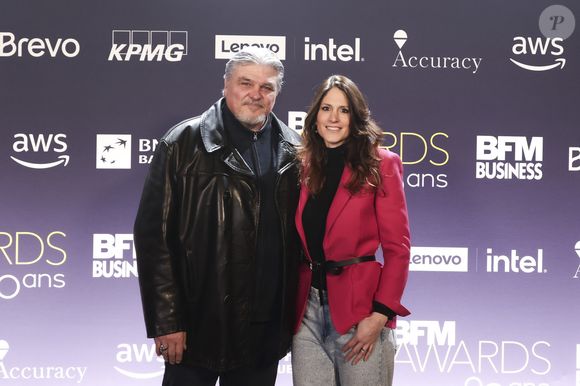 David Douillet et sa femme Vanessa au photocall de la cérémonie des BFM awards au Grand Palais à Paris, le 13 janvier 2025.

Photo : Jack Tribeca / Bestimage