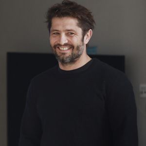 Bixente Lizarazu lance l'opération de nettoyage des plages océanes comme chaque année avant la saison estivale, le 19 Mars 2016. © Patrick Bernard- Christophe de Prada/ Bestimage