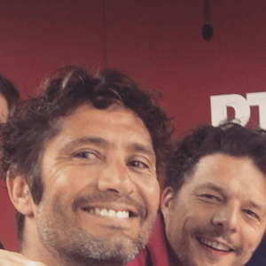 Capture Instagram de Bertrand Latour avec son ancienne équipe sur RTL