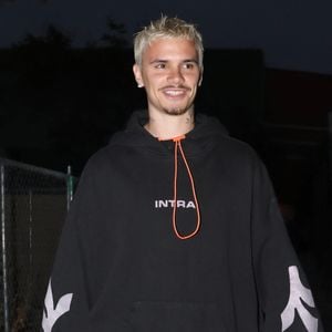 Romeo Beckham a été aperçu en train de démontrer ses talents de footballeur lors d’un match amical avec l’équipe Intra Community FC à Los Angeles. 
Backgrid USA / Bestimage