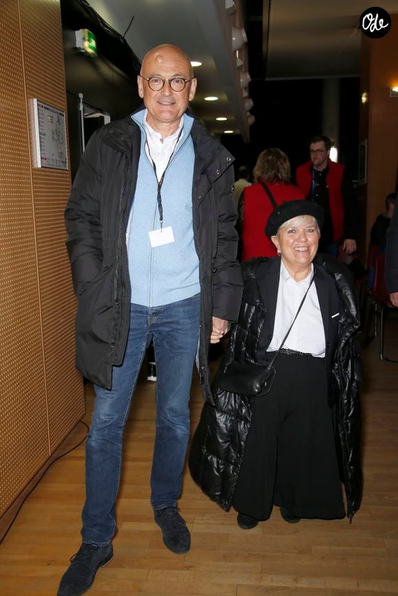 Mimie Mathy et son mari Benoist Gérard - Soirée de clôture du 22ème Festival des créations télévisuelles de Luchon. Le 8 février 2020
© Christophe Aubert via Bestimage