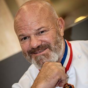 Exclusif - Philippe Etchebest préside le salon français de la restauration "Expotel" à Bordeaux. Il dirige aussi la journée des chefs et sa composition regroupant 22 Etoiles sur l'évènement, le 25 Novembre 2019. © Patrick Bernard/ Bestimage