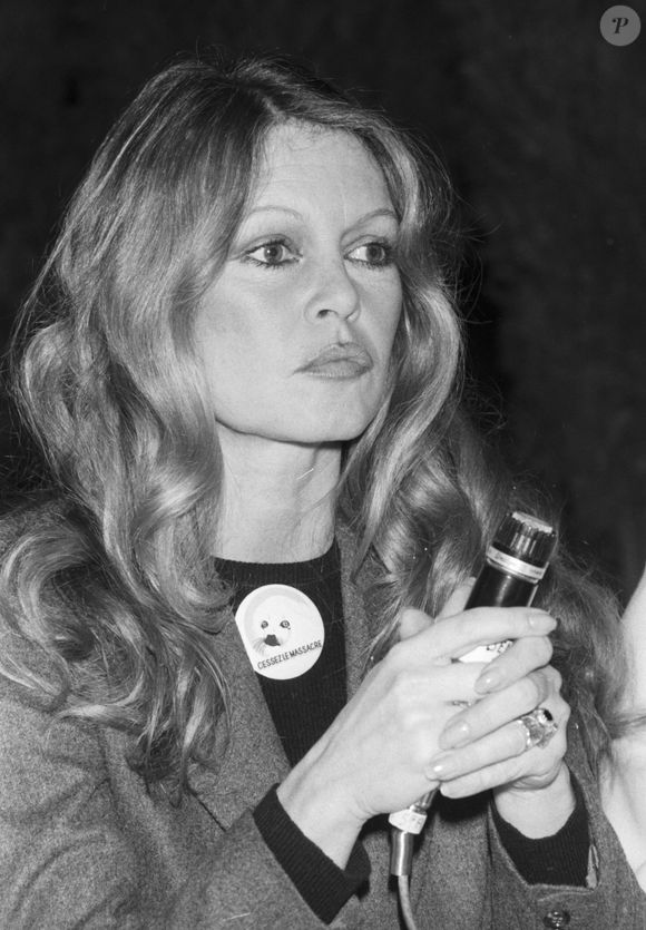Brigitte Bardot en conférence de presse pour la protection des animaux, pour faire cesser le massacre des bébés phoques. Le 12 mars 1979

© Jean-Claude Woestelandt / Bestimage