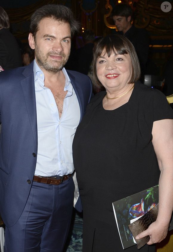 Clovis Cornillac et sa mère Myriam Boyer - La 26e nuit des Molières aux Folies Bergère à Paris, le 2 juin 2014. © COADIC GUIREC / BESTIMAGE