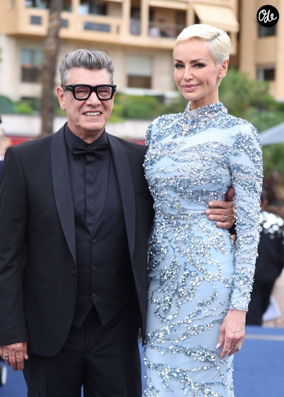 Marc Lavoine et sa compagne Adriana Karembeu lors de la cérémonie de clôture du 65e Festival de télévision de Monte-Carlo, le 16 juin 2026.

© Denis Guignebourg / Bestimage