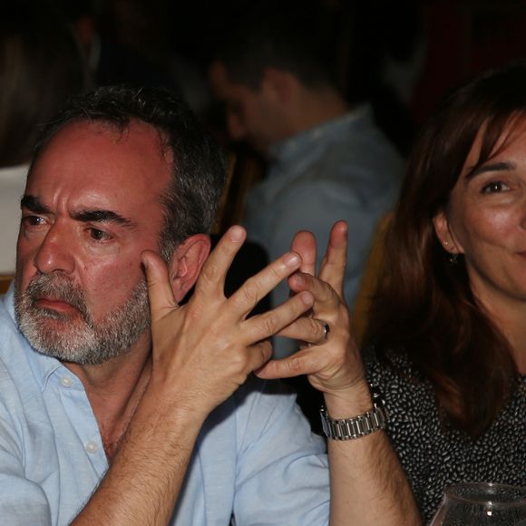 Bruno Solo et sa femme Véronique Cloche-Pin au Dîner de gala des Rencontres gastronomiques d'Agadir, le 16 mars 2019.

© Denis Guignebourg / BestImage