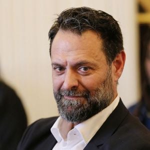 Matthias Savignac, président du groupe MGEN - Marlène Schiappa, secrétaire d'Etat, chargée de l’Économie sociale et solidaire et de la Vie associative, rencontre les étudiants du master de l'ESS de l'université du Mans à Paris le 7 novembre 2022. © Jonathan Rebboah / Panoramic / Bestimage