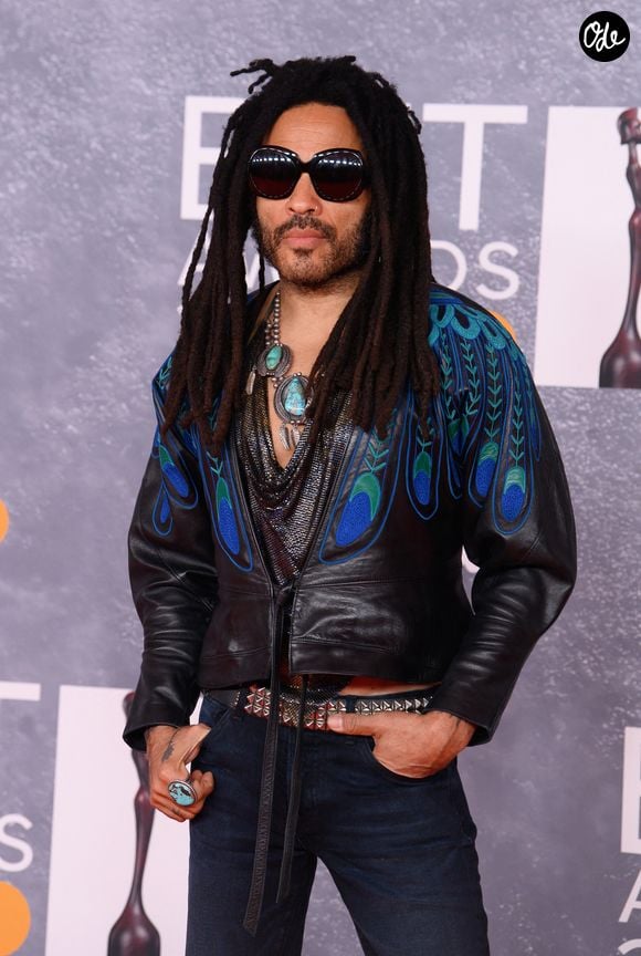 Lenny Kravitz au photocall des BRIT Awards 2025 à l'O2 Peninsula Square de Londres, Royaume Uni, le 1er mars 2025. © Justin Goff/GoffPhotos/Bestimage