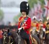 Mais si lors des festivités, certains têtes couronnées défilent à cheval, dont Charles notamment
Le prince William, prince de Galles - Les membres de la famille royale britannique lors de la parade Trooping the Color à Londres, Royaume Uni, le 15 juin 2024. © GoffPhotos/Bestimage