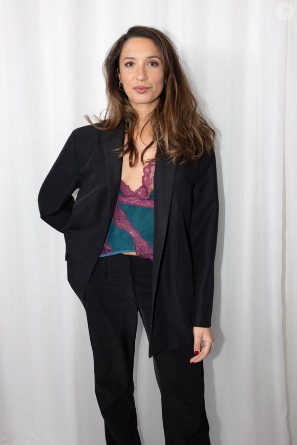 Alice Vaillant - Défilé Vaillant Studio de la styliste Alice Vaillant (fille de Anne Roumanoff) prêt-à-porter automne-hiver 2023/2024 lors de la Fashion Week de Paris (PFW) le 28 février 2023.

© Jeremy Melloul / Bestimage