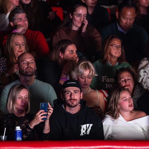 Pierre Garnier, Helena Bailly, Victorien Breux, Michael Goldman - Célébrités assistent au concert de Julien Lieb (finaliste de la Star Academy 2023) à la Cigale à Paris le 24 Septembre 2025. © Jeremy Melloul/Bestimage